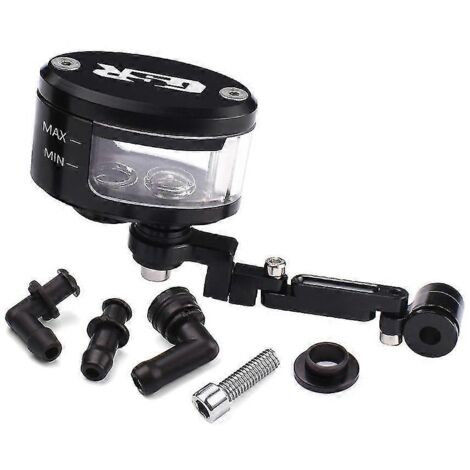 Réservoir d'huile de frein et d'embrayage avec support pour moto Suzuki GSR600/GSR750 (noir) - Support (1/4)