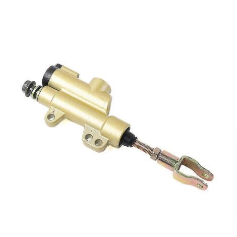 Maître-cylindre de frein hydraulique arrière neuf pour moto, compatible avec les modèles Thumpstar ATV Pit Pro Dirt Bike 50cc, 70cc, 110cc, 125cc, 150cc et 250cc - Couleur : Or (1/5)