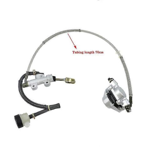 Système d'accessoires de freins hydrauliques arrière pour quad/moto tout-terrain 150cc, 200cc et 250cc : étrier et pompe hydraulique. (1/4)