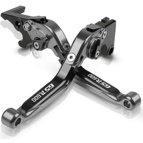 Leviers d'embrayage et de frein CNC extensibles, réglables et pliables pour moto Suzuki GSR 600 (2006-2011) (1/5)