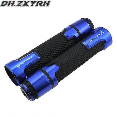 Poignées de frein et d'embrayage pliables et extensibles pour moto Yamaha MT-07 FZ-07 (2014-2020) - bleues (1/5)