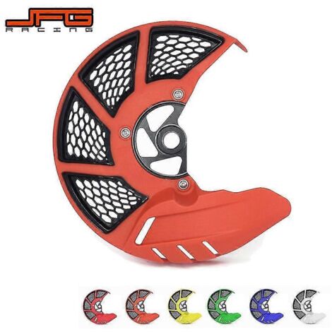 Protection de disque de frein pour moto KTM EXC, EXCF, SX, SXF, XC, XCF 125, 150, 200, 250, 300, 350, 400, 450, 500, 525, 530 (2015-2022) - Rouge (1/5)