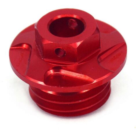 Ensemble de couvercle de réservoir de liquide de frein et d'embrayage pour bloc d'essieu CNC de moto Honda CR125R, CR250R, CRF250R, CRF450R, CRF450X, CR et CRF 250R - Bouchon de filtre à huile (1/5)