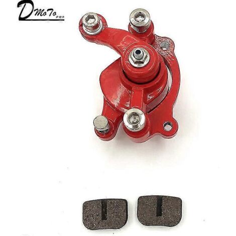 Kit d'étrier de frein à disque arrière 140 mm et disques de friction pour mini-moto tout-terrain à essence 49 cm³, scooter électrique et quad - J (1/5)