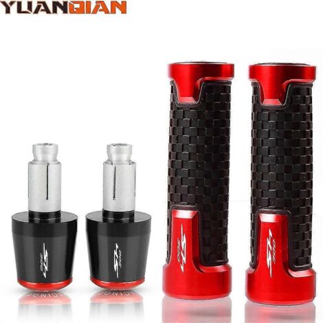 Leviers de frein et d'embrayage réglables pour moto Honda SH300 (2013-2018), 22 mm (7/8"), embouts de guidon rouges (1/5)