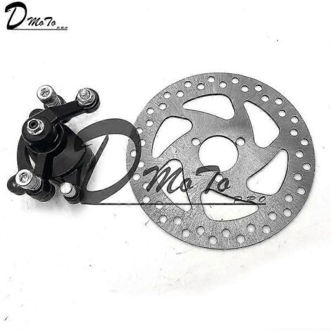Kit de frein à disque arrière 140 mm avec étrier et disque de friction pour mini-moto tout-terrain à essence 49 cm3, scooter électrique et quad. Compatible avec freins arrière et disques. (1/5)
