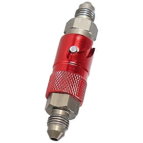 Adaptateur de raccord rapide pour liquide de frein An3, adaptateur de tuyau de frein, accessoire moto en aluminium E8bc--Rouge-B (1/5)
