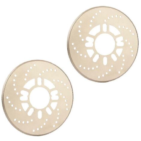 Lot de 2 cache-disques de freins à tambour 14 pouces, en aluminium décoratif, anti-poussière, universels, pour roues arrière de voiture - Couleur or (1/5)
