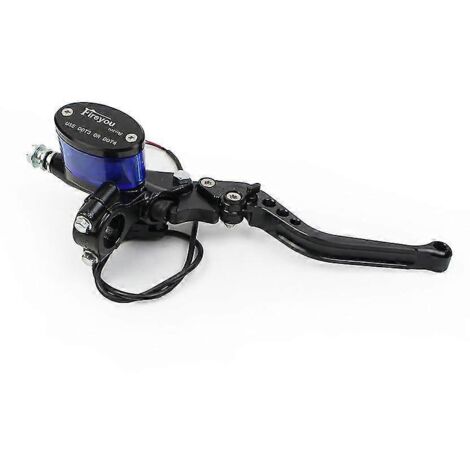 Maître-cylindre de frein de moto, rétroviseur, siège, levier d'embrayage hydraulique, universel, noir, pompe d'embrayage, levier de barre réglable - Noir - Droite (1/5)