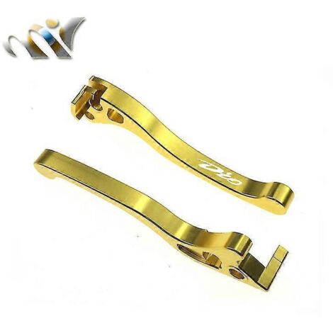 Accessoires moto : Leviers d'embrayage et de frein pour AF18 Dio 50 ZX50 AF34 AF35 Dio50 AF28 ZX 50 (frein à disque) - Logo DIO doré (1/5)