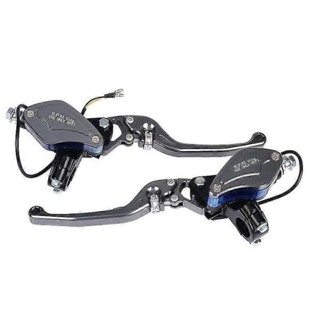 Pièces détachées pour motos Super Soco TC Max TS Pro TS Lite TSX : levier de frein hydraulique, maître-cylindre et réservoir de liquide de frein (gris) (1/5)