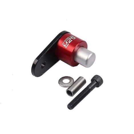 Accessoires pour motos Moto Guzzi V85tt, V85 Tt, V 85 Tt et V 85tt : rampe de stationnement, butée de frein de stationnement, dispositif de verrouillage auxiliaire rouge.