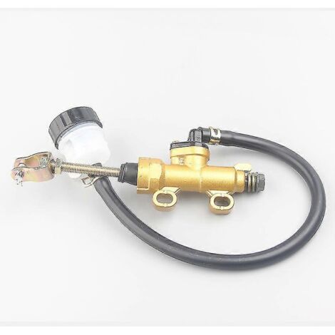 Maître-cylindre de frein arrière avec pompe pour Suzuki GSX-R600, GSX-R750 (1997-2010), GSX-R 600, 750, 1000, 1100 et GSX-R1300R Hayabusa (couleur or) - (1/4)