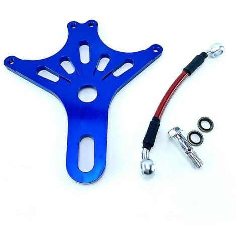 Support adaptateur d'étrier de frein arrière pour double frein RPM 84 mm pour scooter électrique RSZ M3 NIU N1S/UQI/U+B Refit - Code bleu, 1 jeu (1/5)