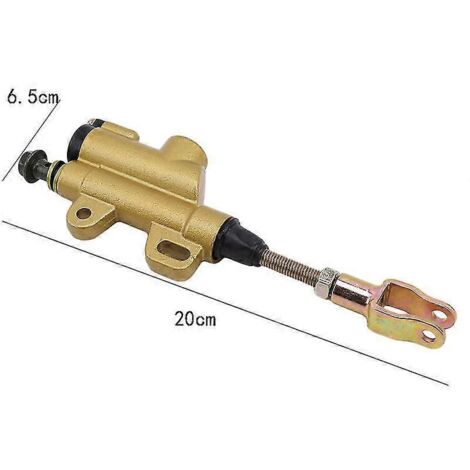 Maître-cylindre de frein arrière pour moto chinoise argentée 50cc 90cc 110cc 125cc Neuf - or