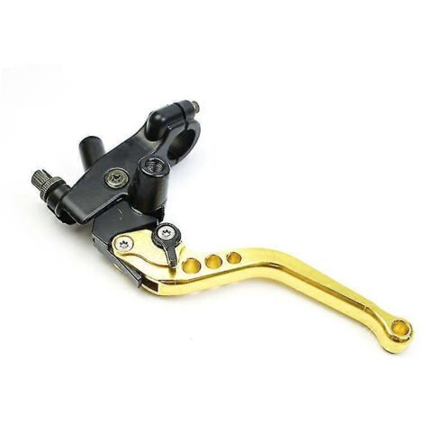 Levier de maître-cylindre d'embrayage 22 mm pour moto Honda CBR600 F4 2005, KX250F, Yamaha R6 2016, Kawasaki Vulcan 1500 - Doré, gauche (1/5)