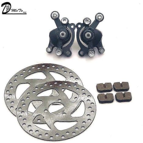 Kit d'étrier de frein à disque arrière 140 mm et disques de friction pour mini-moto tout-terrain à essence 49 cm³, scooter électrique et quad - M (1/5)