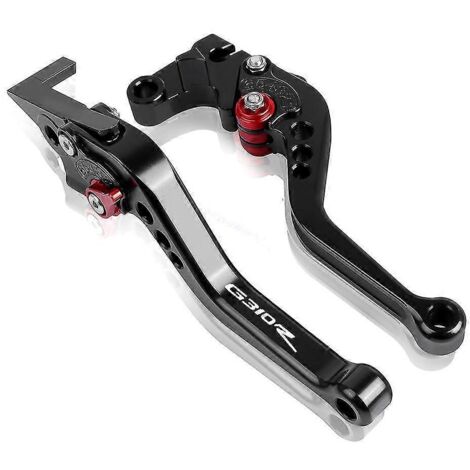 Leviers de frein et d'embrayage pliables et réglables CNC pour moto BMW G310R, G310 RG, 310 R (2017-2021), 2020 G310GS (accessoires) - courts (1/5)
