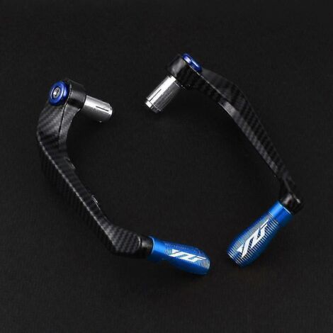 Poignées de guidon, protège-leviers de frein et d'embrayage pour moto Yamaha YZF R1 R6 (2005-2013) - Bleu (1/5)