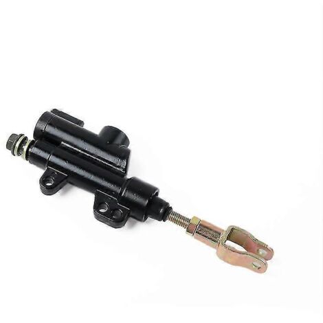Maître-cylindre de frein hydraulique arrière neuf pour moto, compatible avec les modèles Thumpstar ATV Pit Pro Dirt Bike 50cc, 70cc, 110cc, 125cc, 150cc et 250cc - Noir (1/5)