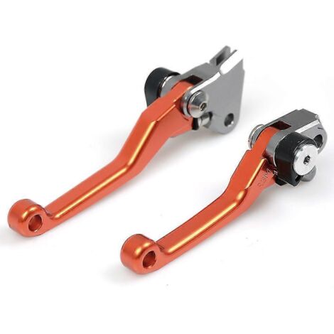 Leviers de frein et d'embrayage pivotants pour motos 65SX, 85SX, 105SX, 125SX, 144SX, 150SX et 250SX (modèles 65, 85, 105, 125, 144, 150, 250, 450 et 525 SX - 144SX 04-08). (1/5)