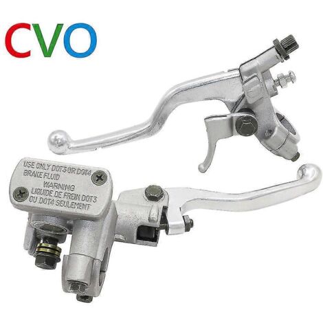 Paire de leviers de maître-cylindre de frein et d'embrayage pour moto Honda CR 125R, 250R, 500R et CRF 150, 250 et 450 (2002-2012) - côté gauche (1/5)