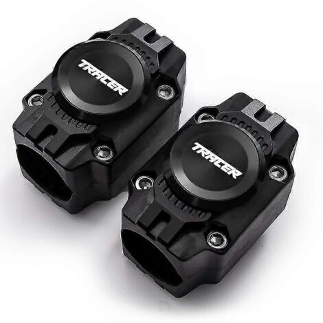 Protection de pare-chocs moteur (noir) pour Yamaha Tracer900 GT, Tracer 7/700GT, Tracer 9 GT et MT09 (2020-2023). (1/4)