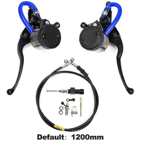 Levier de maître-cylindre de frein et d'embrayage droit universel 22 mm (7/8") pour moto Yamaha LC150 LC135 Choppers Cafe Racer - Un ensemble (1/5)
