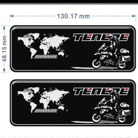Autocollants Tenere Super Tank Pad Protector, protection de réservoir, coffre, valises, emblème, badge, logo, carénage, garde-boue pour Yamaha 700 1200 Xt Z Xt1200z--4 (1/5)