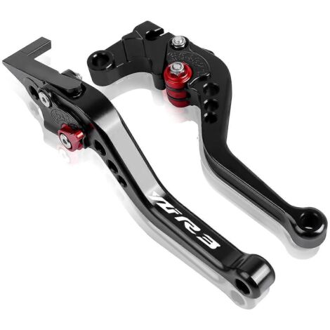 Poignées de guidon pliables, extensibles et réglables pour Yamaha YZF-R3 (2015-2023) - Modèle court (1/5)