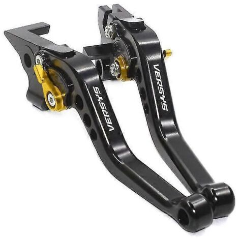 Accessoires pour Kawasaki Versys 650 2006 2007 2008 Versys 650 2009 2010 2011 2012 2013 2014 Leviers de frein et d'embrayage noirs - B 2006-2008 (1/5)