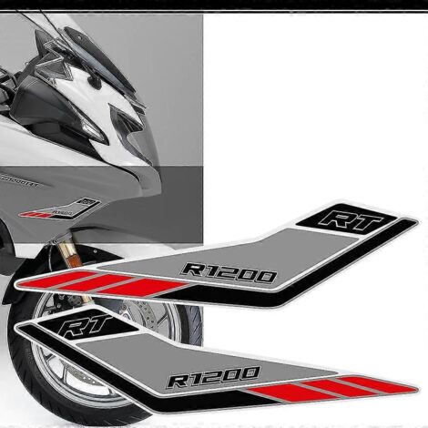 Autocollants pour BMW R1200RT : sacoches arrière, valises, protections de réservoir, protections de carénage et de garde-boue arrière (R1200RT5).