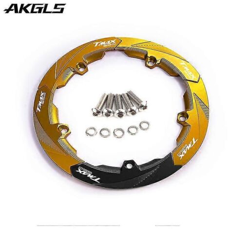Accessoire Tmax 530 pour Yamaha Tmax 560 Tech Max Tmax560 Tmax 530 Sx Dx Tmax530 : protection de poulie de courroie de boîte de vitesses pour moto – Tmax 560 or (1/5)