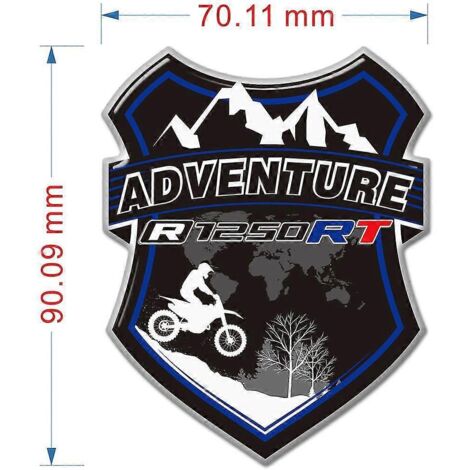 Protection de réservoir, autocollants et emblème pour BMW R1250RT (modèles 2018, 2019 et 2020) - 1 (1/4)
