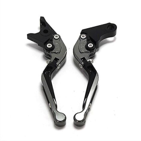 Leviers de frein et d'embrayage CNC pliables et extensibles, usinés au laser, pour Yamaha YZF R6 2017-2018 (L) (1/5)