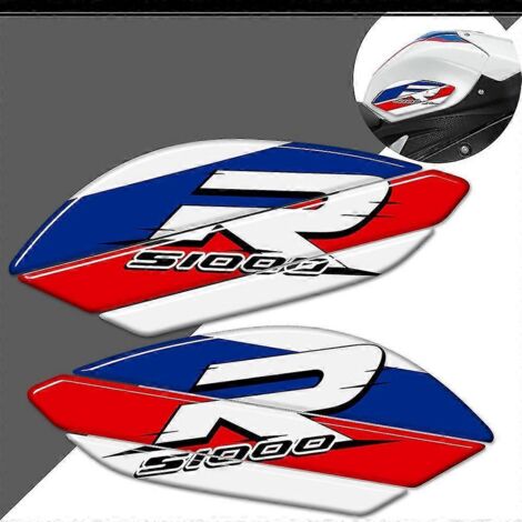 Protections de réservoir, autocollants antidérapants pour BMW S1000R (2013-2021) - Bleu (1/4)