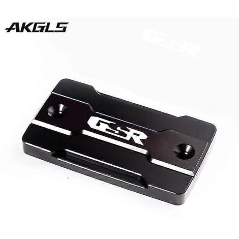 Bouchon de réservoir d'essence et de remplissage d'huile moteur pour moto Suzuki GSR 750, 400 et 600 (GSR750, GSR400, GSR600) - Accessoires : bouchon de réservoir noir (pour frein avant). (1/5)