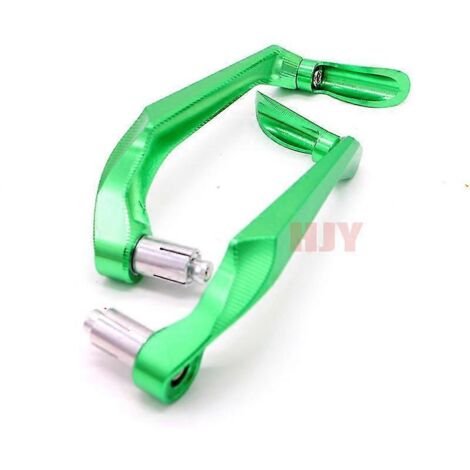 Protection universelle pour leviers de frein et d'embrayage de guidon de moto (7/8" / 22 mm) pour Suzuki GSX-R1000 (2001-2004) - Vert (1/5)