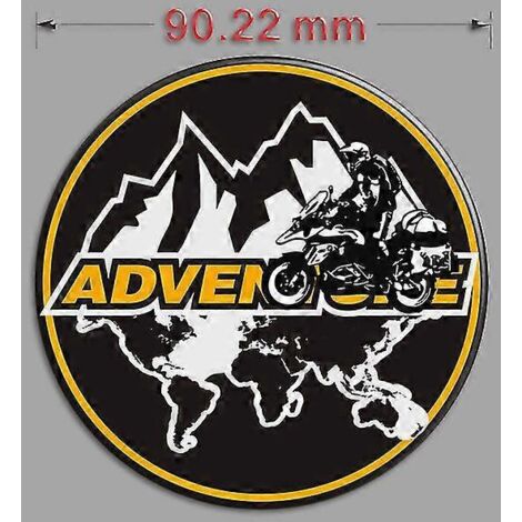 Autocollants pour motos BMW R1200GS, R1250GS, F750GS, F800GS, F850GS et G310GS (protection de réservoir, valises en aluminium, style Adventure) - ADV (1/5)
