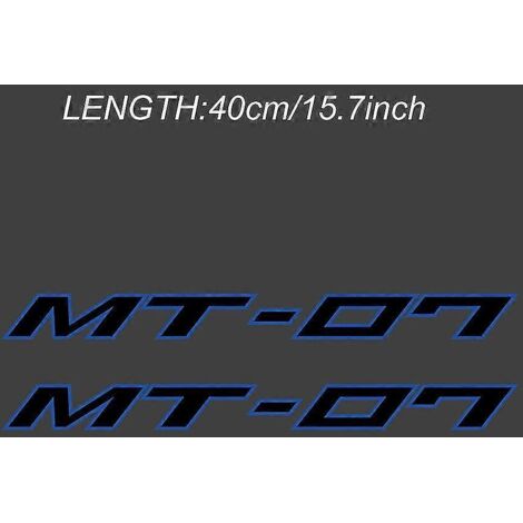 Autocollants décoratifs pour moto : logo, jantes, carénage, casque, protection de réservoir pour Yamaha MT-07 (2016-2020) - 5 (1/5)