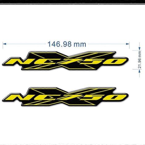 Kit de protection autocollante pour carénage, casque, valises et accessoires moto (référence NC750X11) - Modèles 2018 et 2020 (1/5)