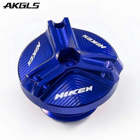 Accessoires pour moto Yamaha Niken GT 2018-2020 2021 2022 : bouchon de réservoir de carburant en aluminium usiné CNC, couvercle de filtre à huile. (1/4)