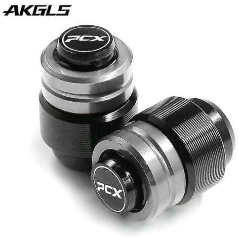 Cache-valve de pneu étanche pour moto Honda PCX 125, PCX 150, PCX 160 (2010-2022) - Titane (1/4)