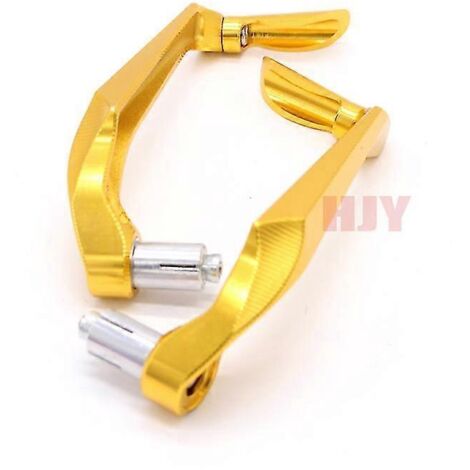 Protection universelle pour leviers de frein et d'embrayage de guidon de moto 7/8" (22 mm) pour Suzuki GSX-R1000 (2001-2004) - Couleur : Doré (1/5)