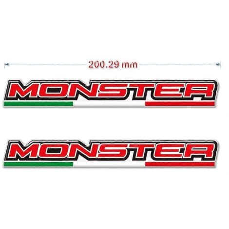 Autocollants 3D pour moto Ducati Monster 1200 SR 1200s : protection de réservoir, poignées, autocollants, kit de protection pour les genoux, protection de réservoir et d'huile. (1/5)