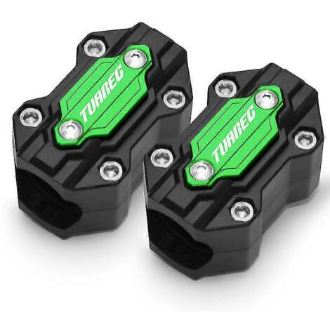 Protection moteur de haute qualité pour moto Aprilia Tuareg 660 (modèles 2021-2022) - Pare-chocs/bloc de protection - Vert Tuareg (1/5)