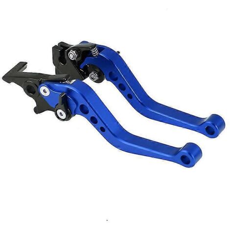 Levier d'embrayage CNC pour moto, scooter, vélo électrique, GY6 125 150 GP110 XMAX400, leviers de frein à disque, poignée Lev - Bleu (1/5)