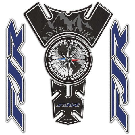 Protection de réservoir, emblème, logo et autocollants pour carénage, pare-brise, coffre et valises en aluminium Yamaha FJR1300 (modèles 2019 et 2020) (1/5)