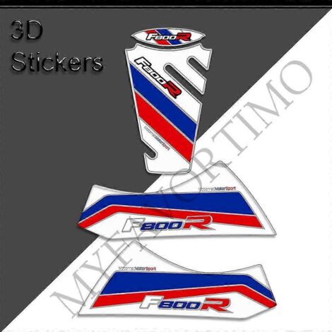 Kit de protection pour moto BMW F800R (F800 F 800 R) : autocollants, protections de réservoir, poignées, kit de protection pour carburant et huile, protection des genoux - F800R5