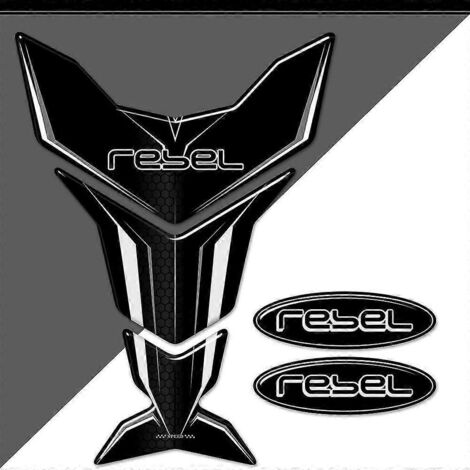 Autocollants de protection pour Honda Rebel (emblème, logo, kit de protection, protection de réservoir, protection de carburant, genouillère, CMX, CM 300)